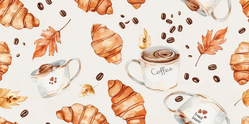 Seamless Watercolor Elements Patterns