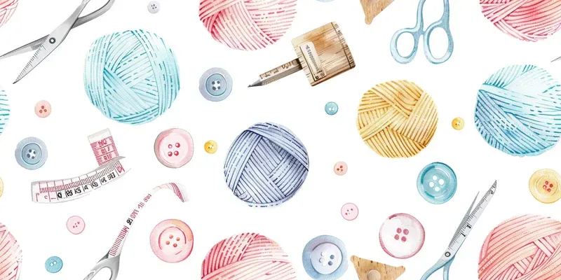 Seamless Watercolor Elements Patterns