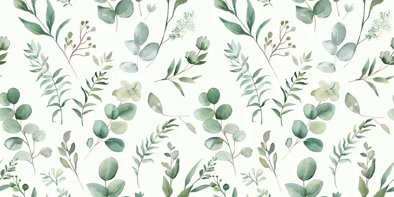 Seamless Watercolor Elements Patterns