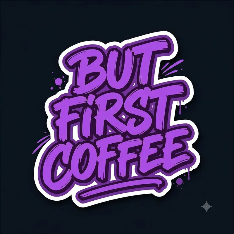 Graffiti Stickers Custom Text