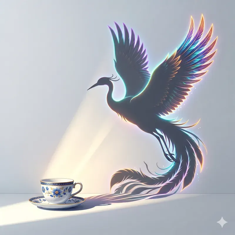 Prismatic Chromatic Shadow Illusions