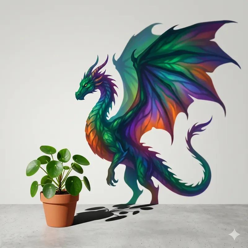 Prismatic Chromatic Shadow Illusions