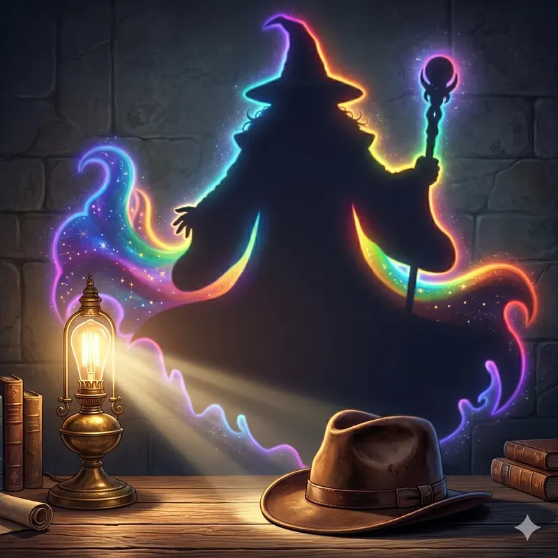 Prismatic Chromatic Shadow Illusions