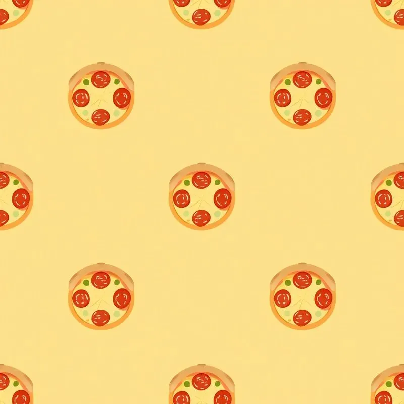Minimalist Seamless Food Patterns