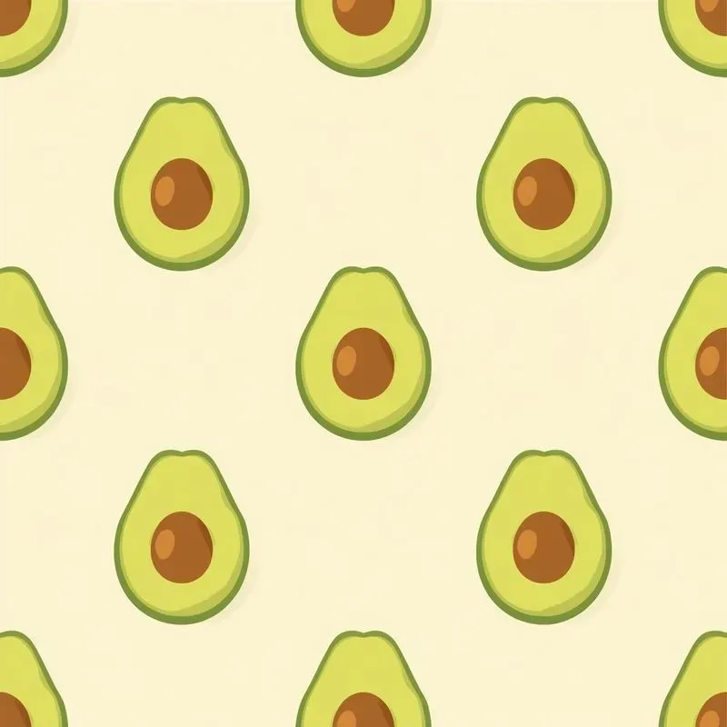 Minimalist Seamless Food Patterns
