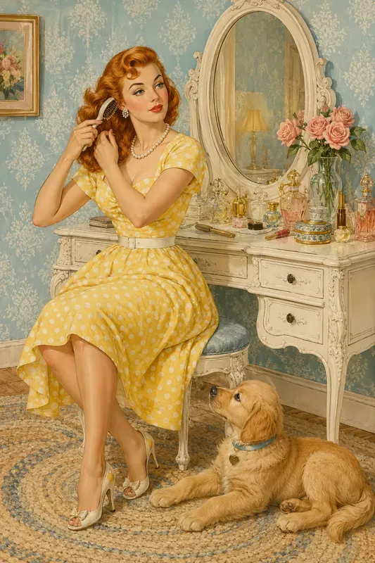 Vintage 1950s Vanity Portraits
