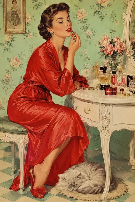 Vintage 1950s Vanity Portraits