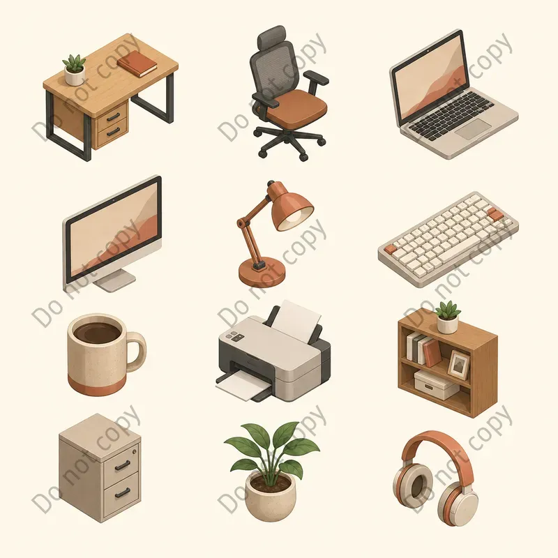 Isometric Icon Sets Any Theme