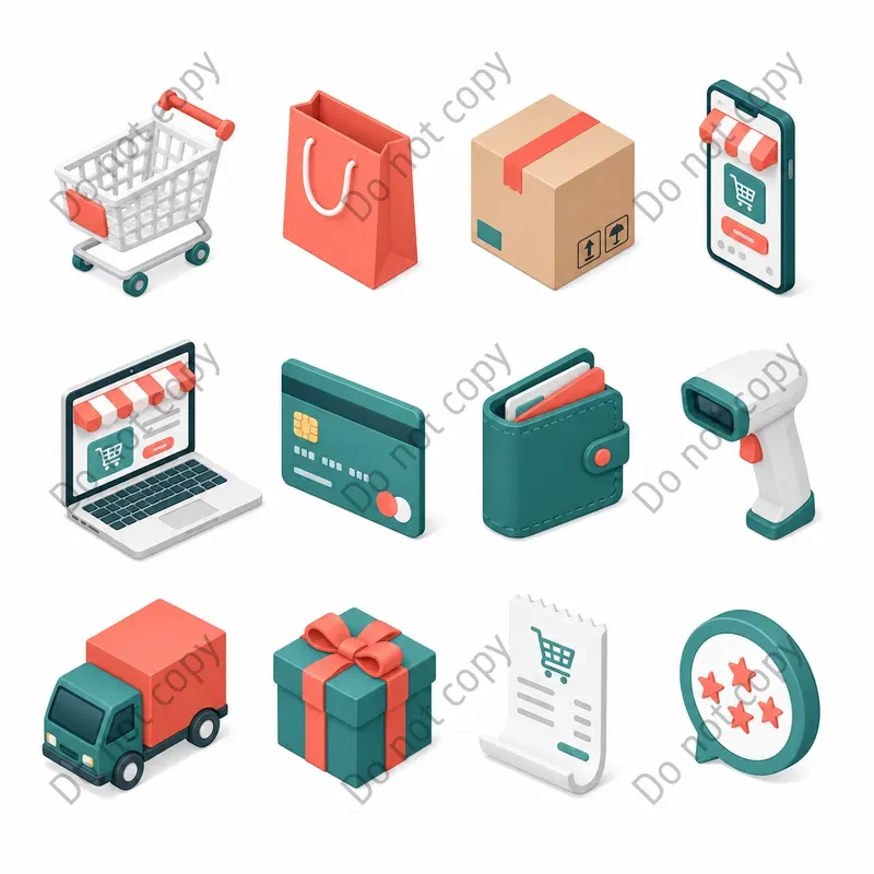 Isometric Icon Sets Any Theme