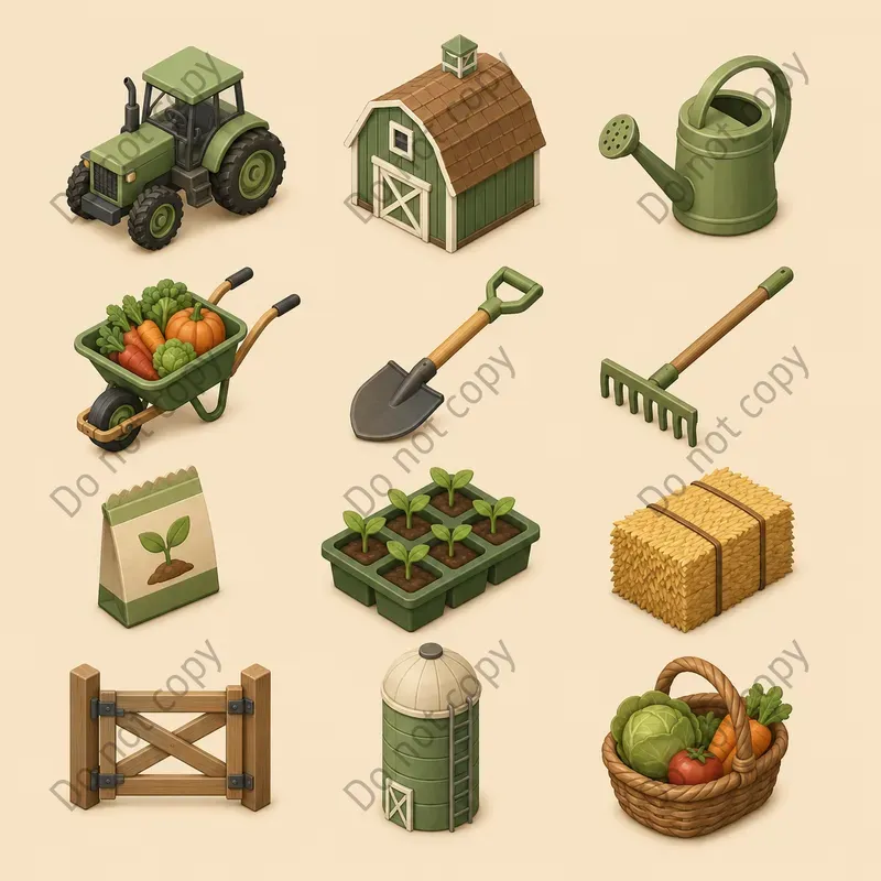 Isometric Icon Sets Any Theme