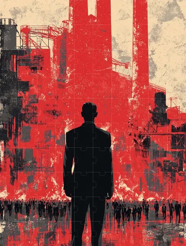 Dystopian Propaganda Poster Art