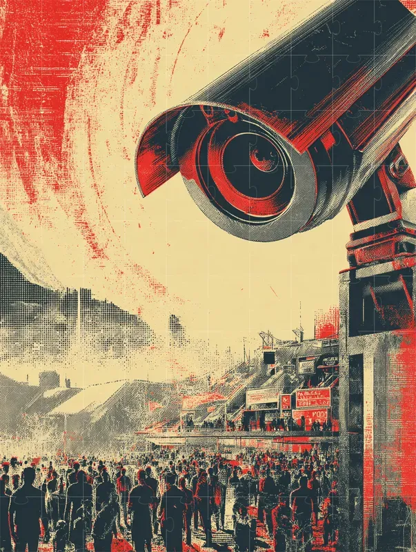 Dystopian Propaganda Poster Art