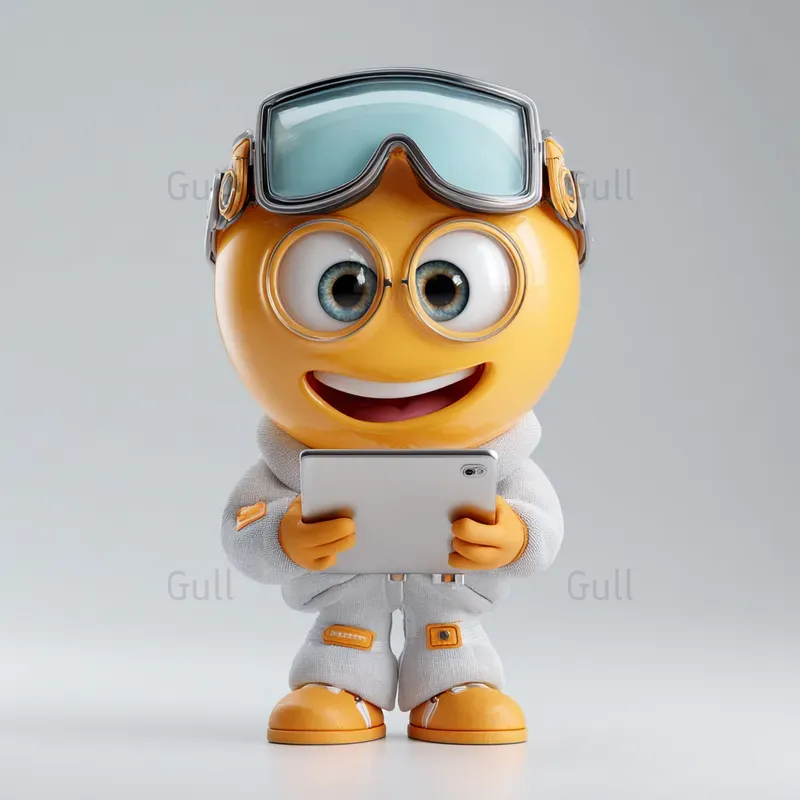 3D Emoji Mascots In Unique Personas