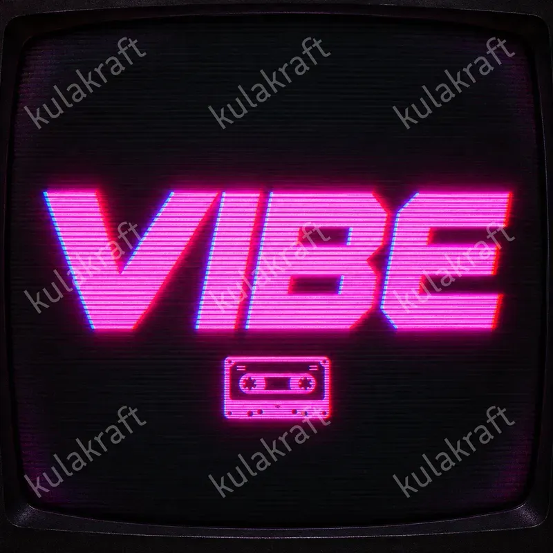 80s Crt Wordmark Logo Designs