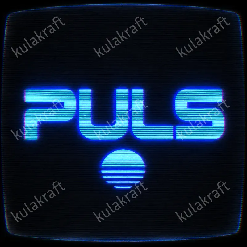 80s Crt Wordmark Logo Designs