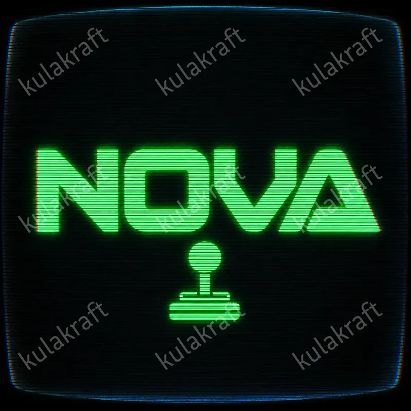 80s Crt Wordmark Logo Designs