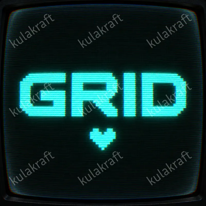 80s Crt Wordmark Logo Designs