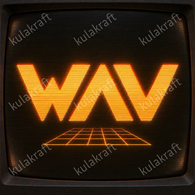 80s Crt Wordmark Logo Designs