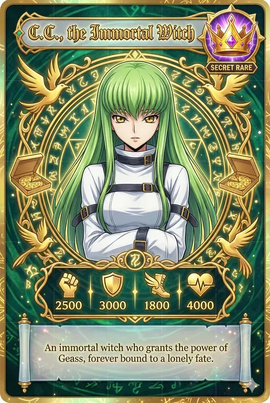 Anime Trading Card Game Designs