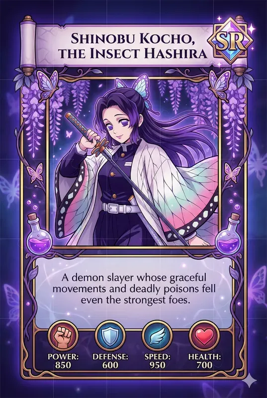 Anime Trading Card Game Designs