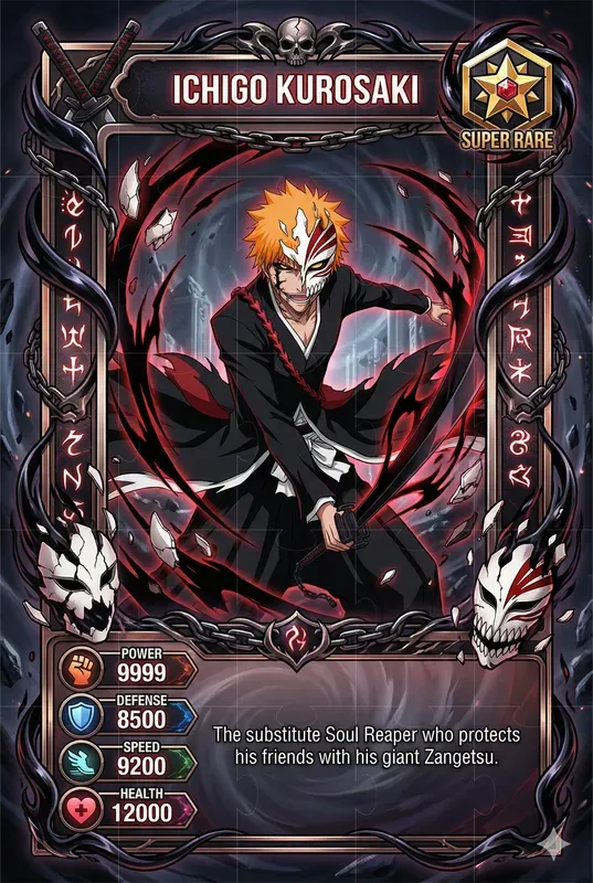 Anime Trading Card Game Designs
