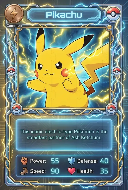 Anime Trading Card Game Designs