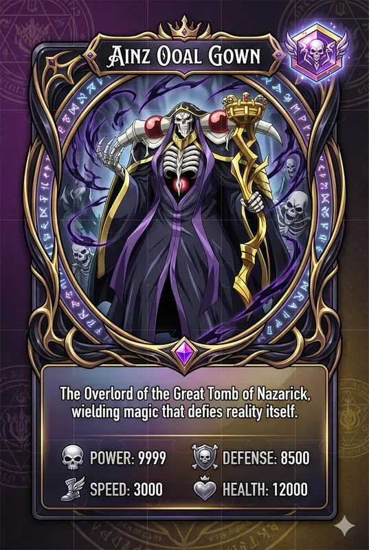 Anime Trading Card Game Designs