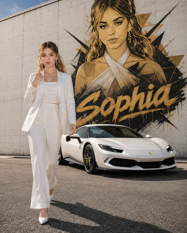 Luxury Supercar Portrait Generator