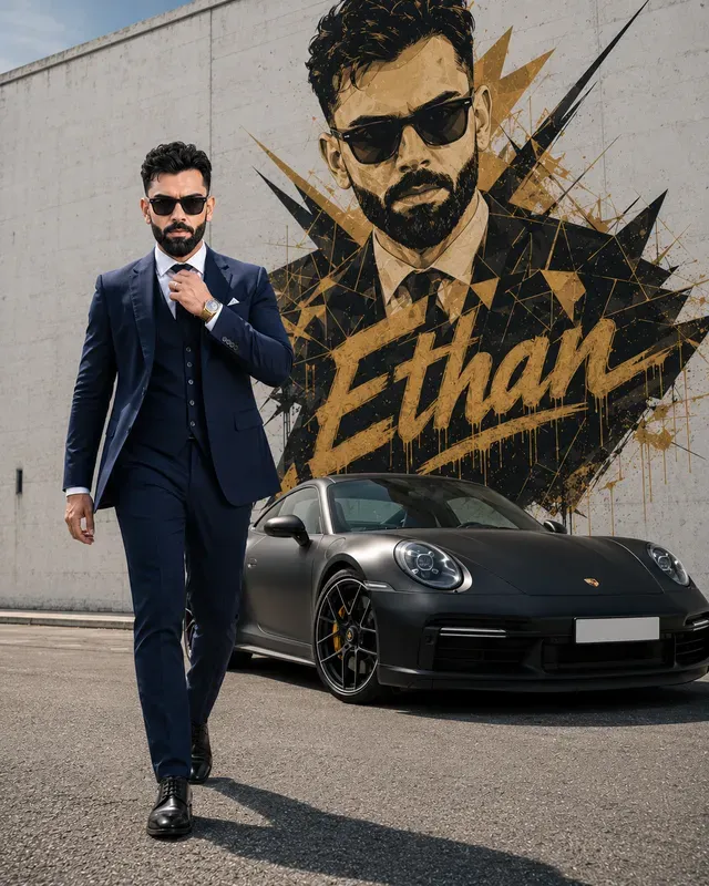 Luxury Supercar Portrait Generator