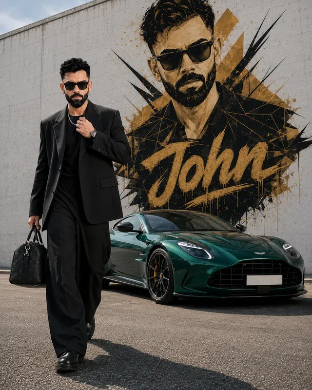 Luxury Supercar Portrait Generator