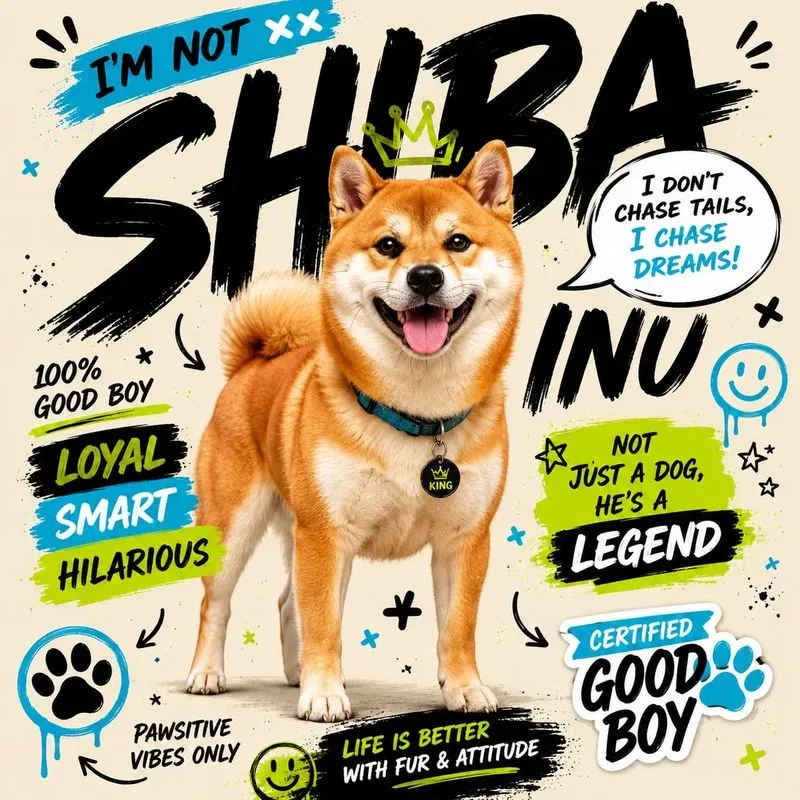 Comic Pet Quote Poster Studios