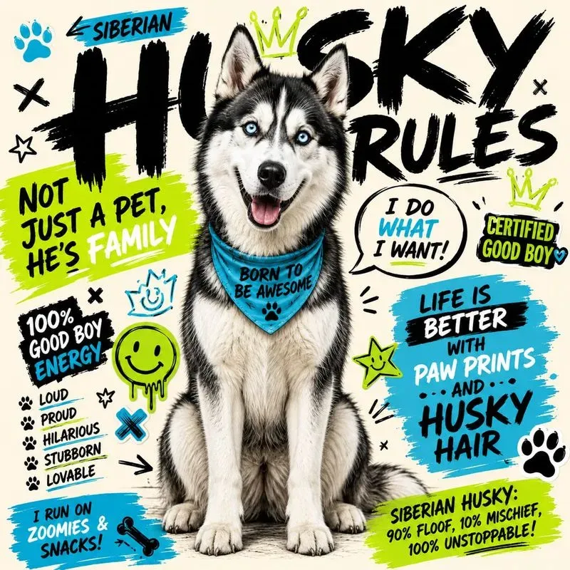 Comic Pet Quote Poster Studios