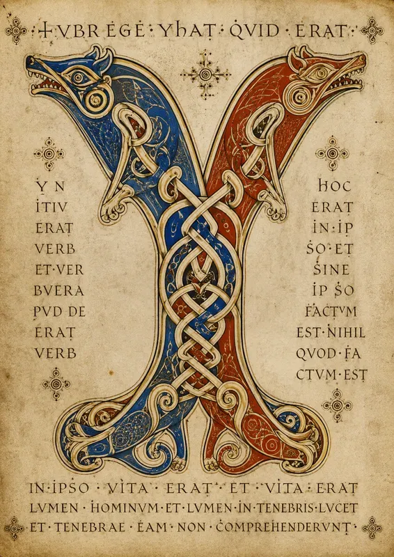 Zoomorphic Initials