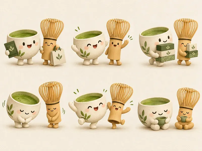 Cafe Bakery Brand Mascot Asset Kits