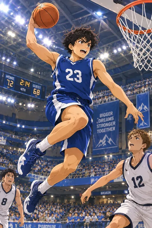 Dynamic Anime Sports Illustrations