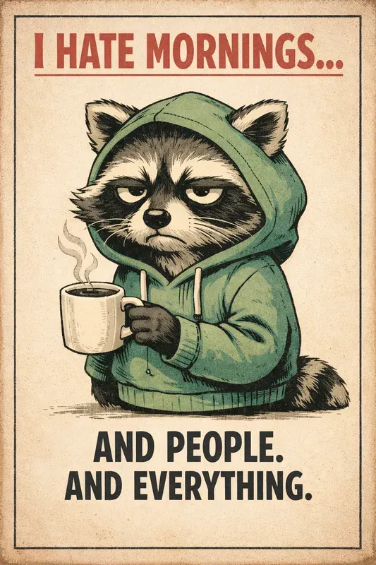 Vintage Sarcastic Animal Poster Packs