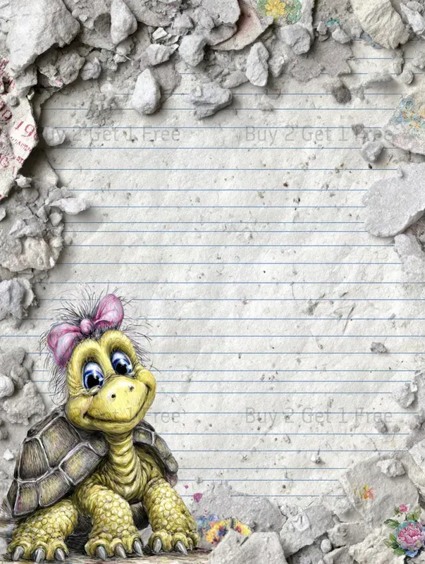 Summer Quirky Stone Plain Papers