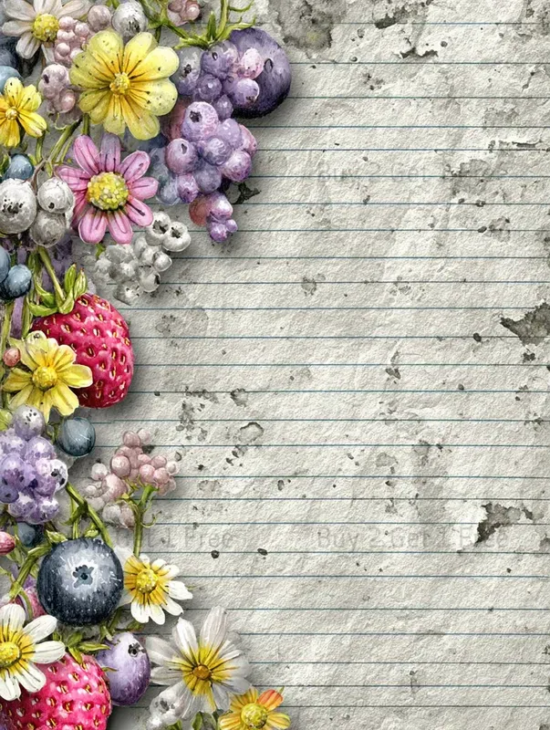 Summer Quirky Stone Plain Papers