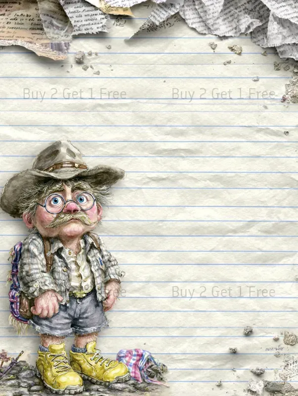 Summer Quirky Stone Plain Papers
