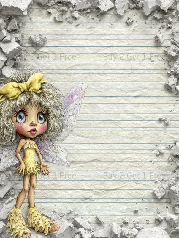 Summer Quirky Stone Plain Papers