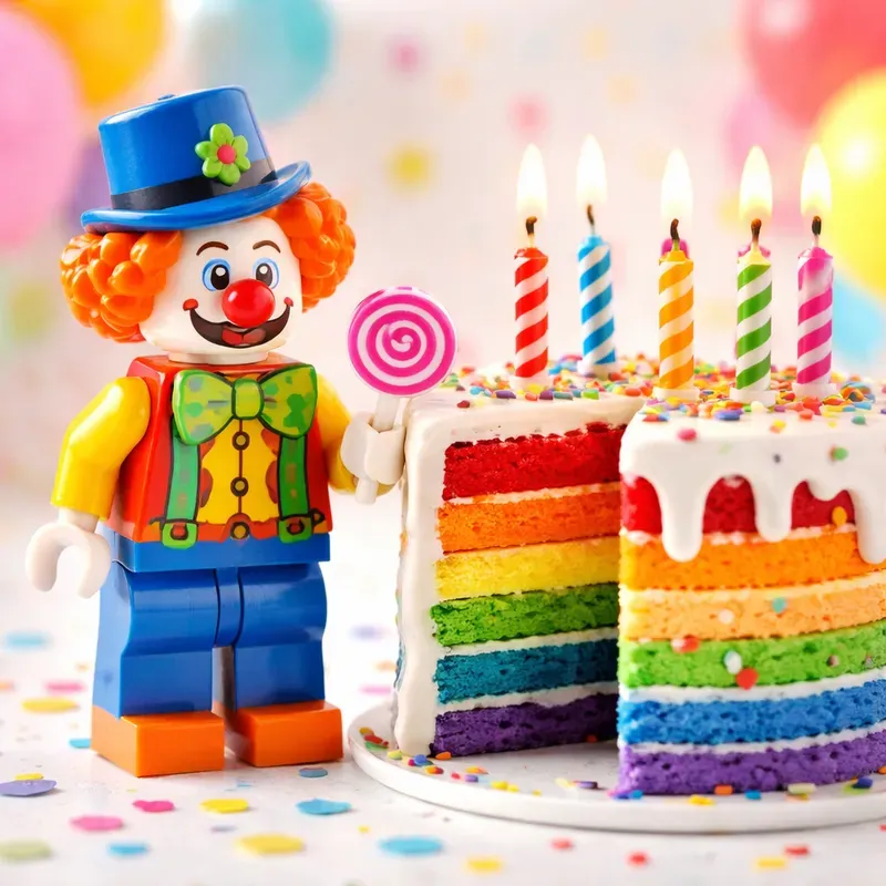 Lego Minifigure Cake Photography
