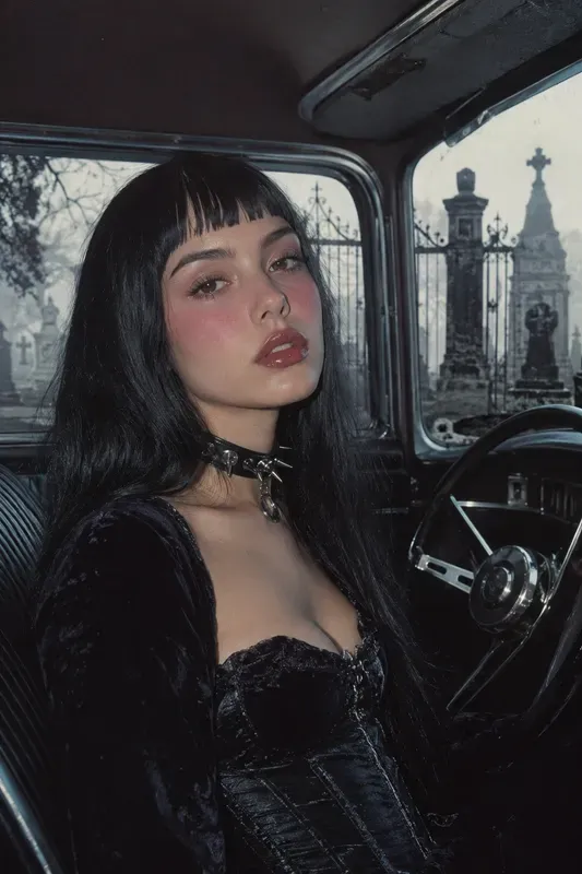 Nostalgic 90s Cinematic Car Portraits