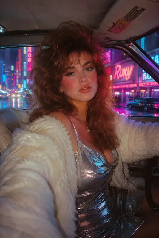 Nostalgic 90s Cinematic Car Portraits