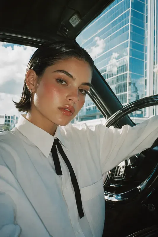Nostalgic 90s Cinematic Car Portraits
