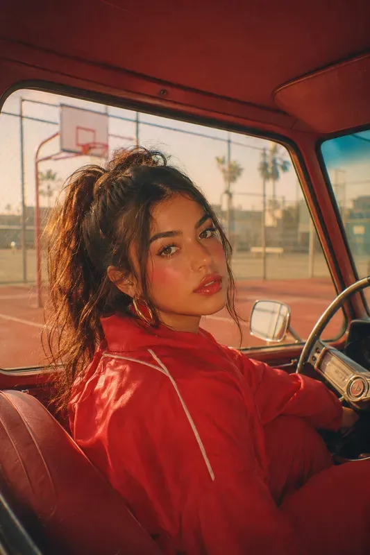 Nostalgic 90s Cinematic Car Portraits
