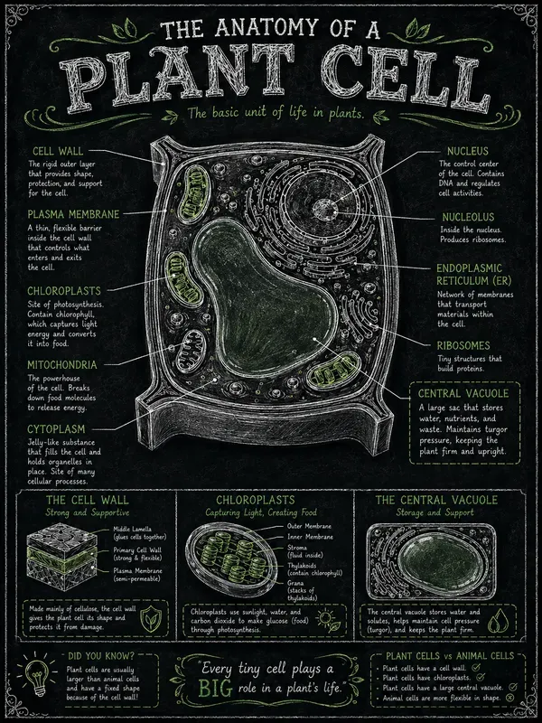 Handdrawn Chalkboard Educational Posters