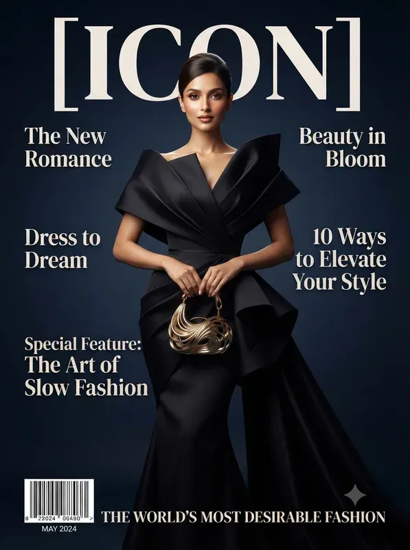 Luxury Fashion Magazine Cover Generator