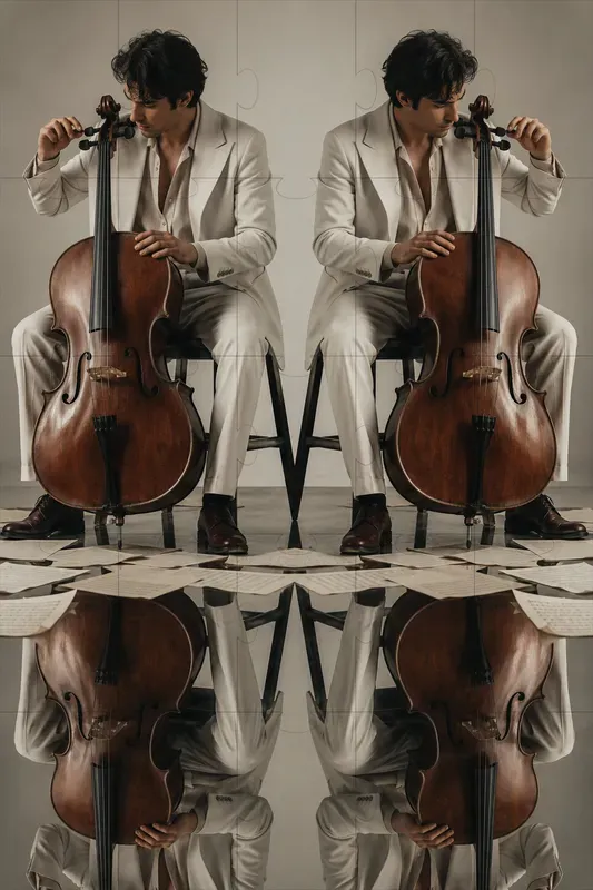 Symmetrical Mirror Reflection Photography