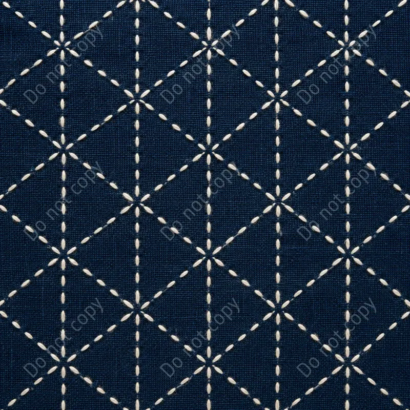 Sashiko Stitch Seamless Patterns