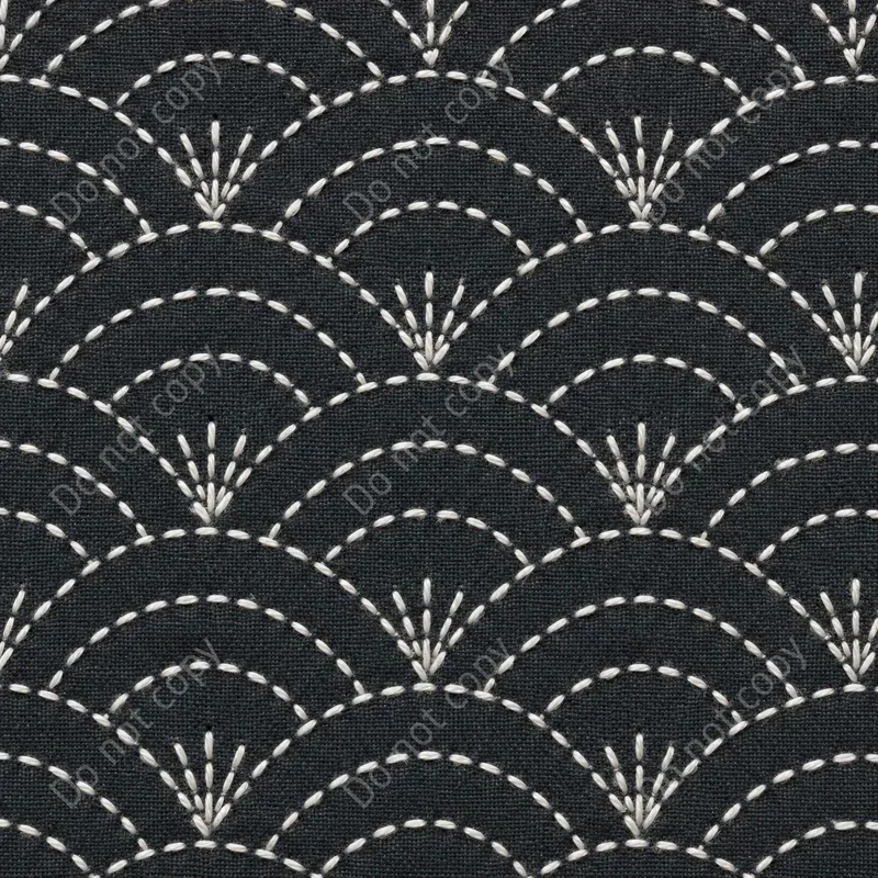 Sashiko Stitch Seamless Patterns